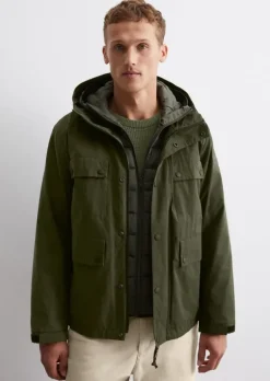 2-in-1 Kapuzen-Jacke regular wasserabweisend und wärmend