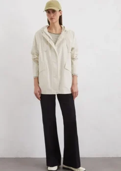 Jacke im Cape-Stil relaxed aus Organic Cotton-Twill