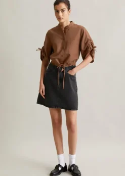 Jeans-Minirock regular aus reinem Organic Cotton
