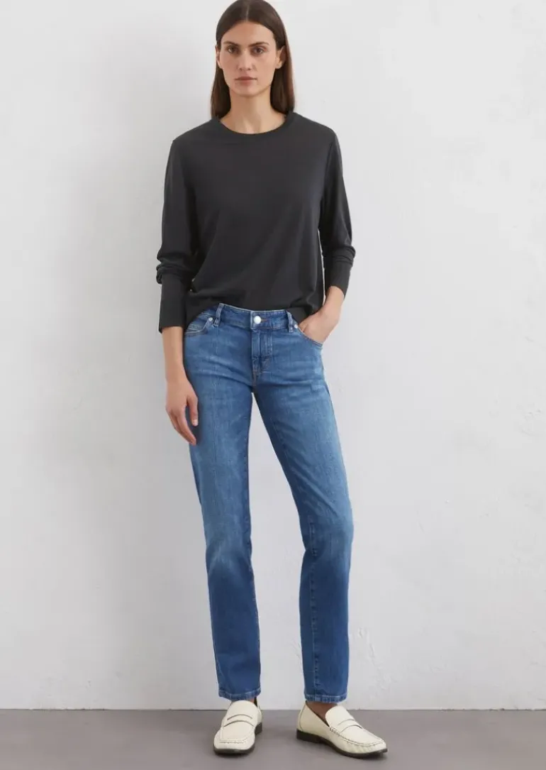 Jeans Model Alby straight aus italienischem Candiani-Denim