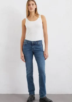 Jeans Model Alby straight aus Bio-Baumwolle-Mix
