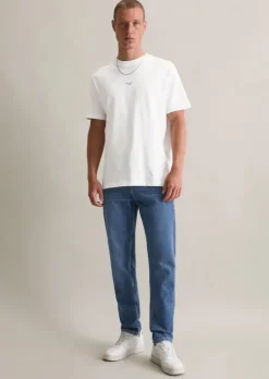 Jeans Model Linus slim tapered aus Bio-Baumwoll-Mix