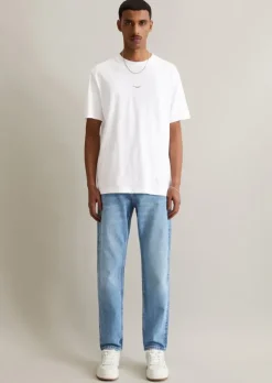 Jeans Model Linus tapered aus Bio-Baumwoll-Mix