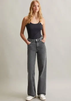 Jeans Model Tomma wide aus Bio-Baumwolle ohne Stretch