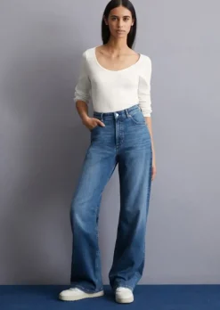 Jeans Model Tomma wide aus Organic Cotton Stretch