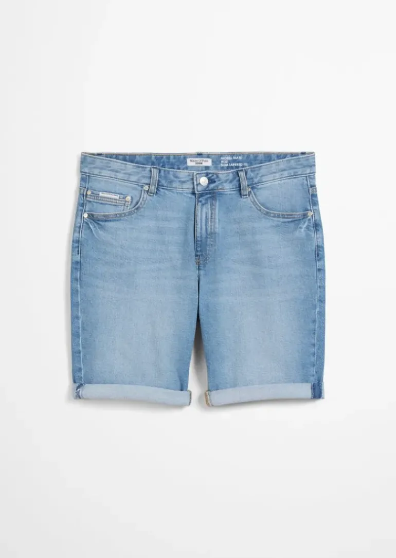 Jeans-Shorts Model Mats tapered aus Bio-Baumwoll-Mix