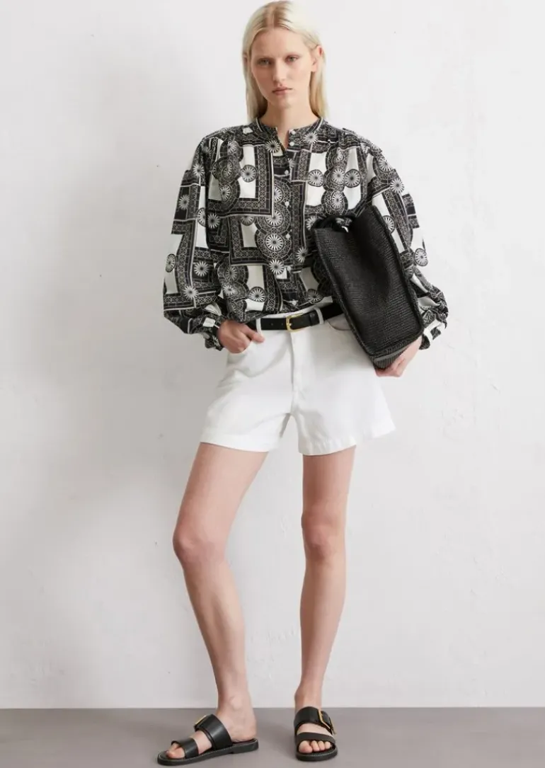 Jeans-Shorts relaxed aus Organic Cotton-Lyocell-Mix