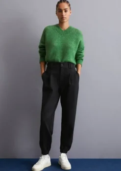Jerseyhose regular aus kompakter Interlock-Qualität