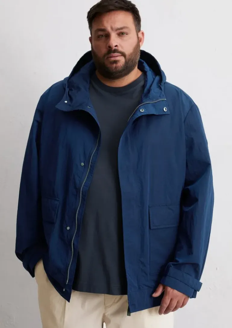 Kapuzen-Parka regular aus wasserabweisendem Material