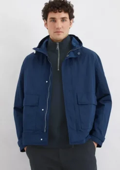 Kapuzen-Parka regular aus wasserabweisendem Material