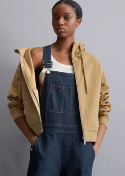 Kapuzen-Sweatjacke relaxed aus Organic Cotton