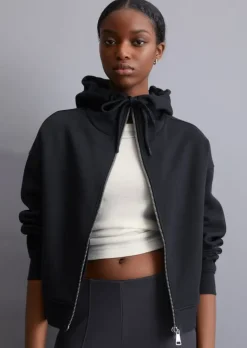 Kapuzen-Sweatjacke relaxed aus Organic Cotton