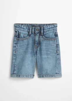 KIDS-BOYS Jeansbermuda aus reiner Bio-Baumwolle