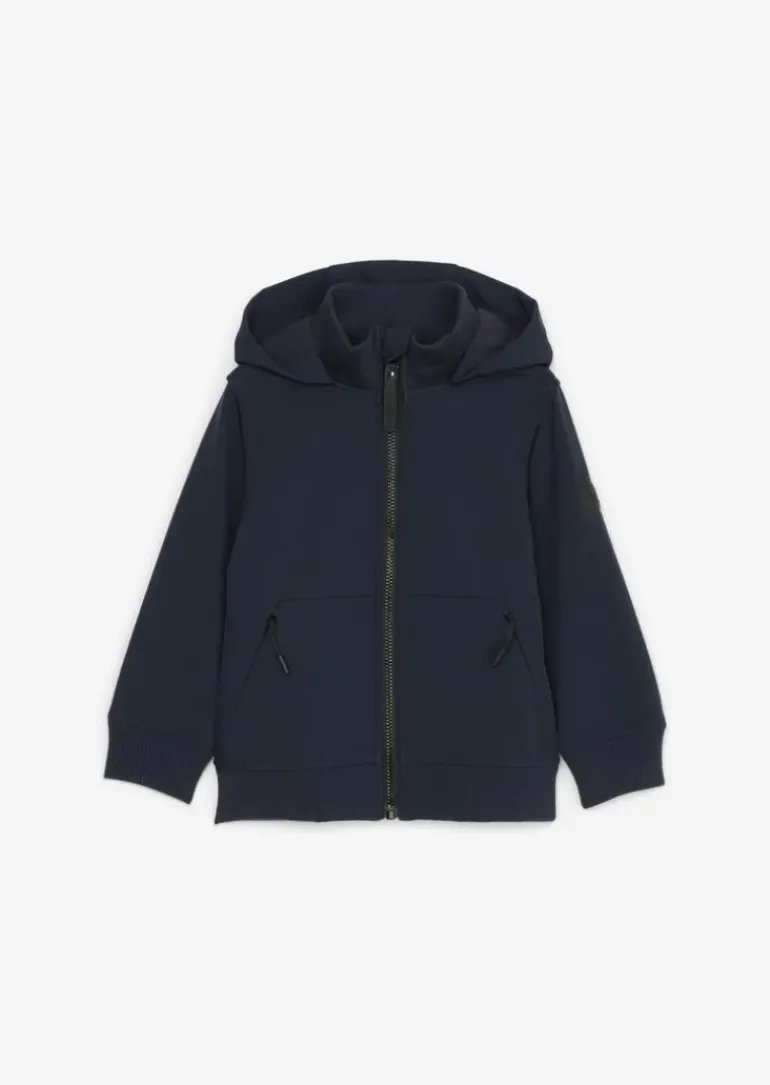 KIDS-BOYS Kapuzen-Softshelljacke wind- und wasserabweisend