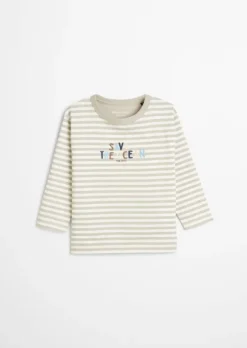 KIDS-BOYS Langarm-Shirt mit bunter Bruststickerei