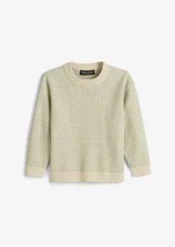 KIDS-BOYS Pullover mit Waffelstruktur
