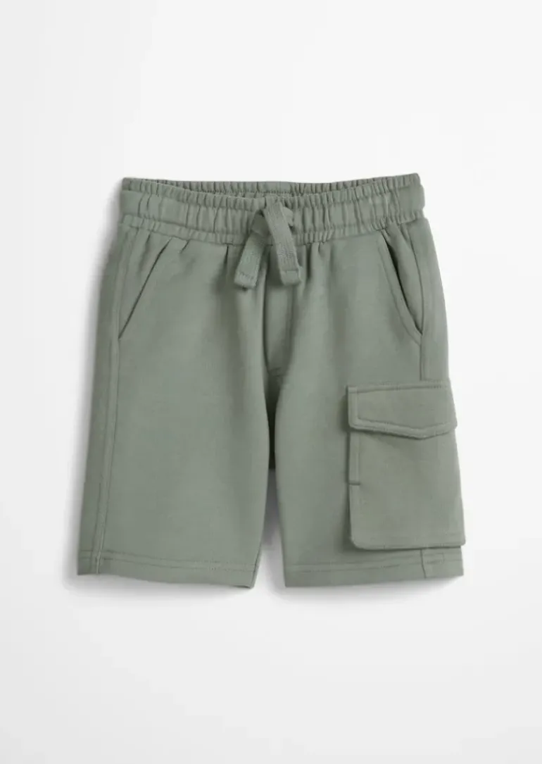KIDS-BOYS Sweatbermuda aus reiner Bio-Baumwolle
