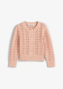 KIDS-GIRLS Strickjacke in Häkel-Optik