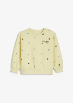 KIDS-GIRLS Sweatshirt mit gestickten Blümchen
