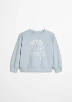 KIDS-GIRLS Sweatshirt mit rückseitigem Weblabel