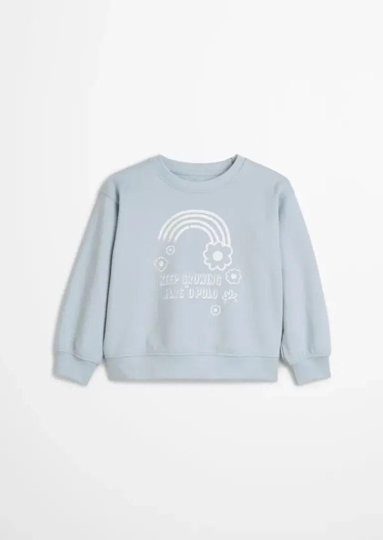 KIDS-GIRLS Sweatshirt mit rückseitigem Weblabel