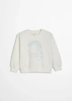KIDS-GIRLS Sweatshirt mit rückseitigem Weblabel