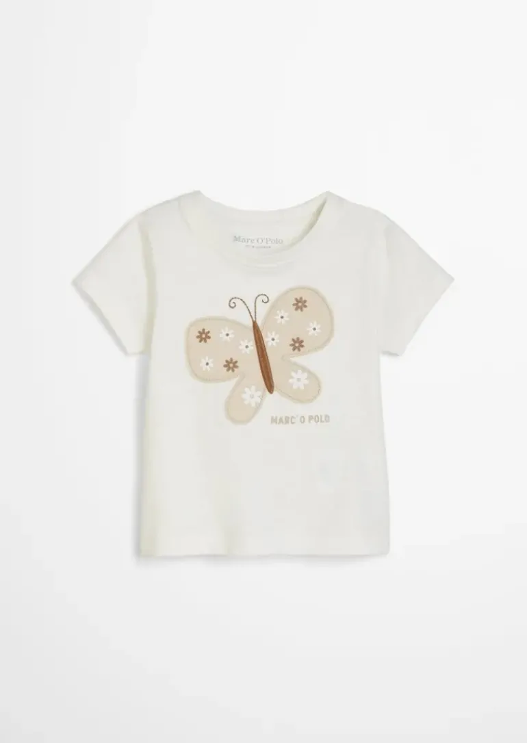 KIDS-GIRLS T-Shirt mit Schmetterlings-Applikation