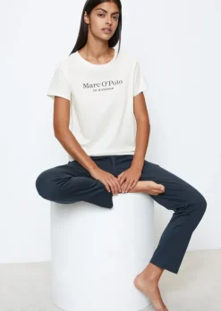 Kurzarm-Lounge-Shirt aus Bio-Baumwoll-Jersey