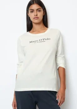 Langarm-Lounge-Shirt aus Bio-Baumwoll-Jersey