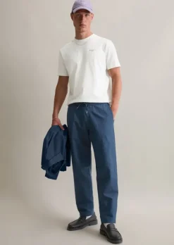Leinenhose Jogger regular aus Leinen und Bio-Baumwolle