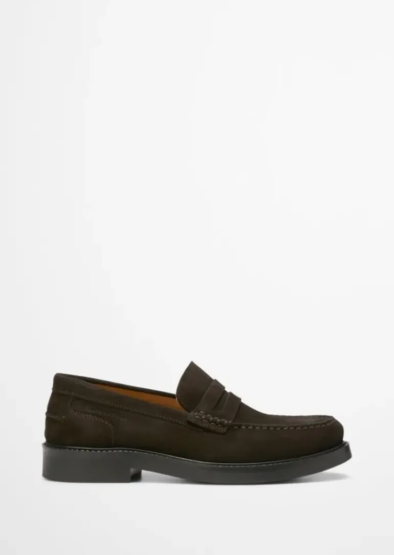 Loafer aus edlem Velours-Rindleder