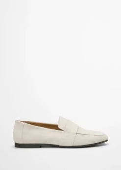 Loafer aus weichem Velours-Rindleder