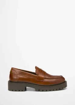 Loafer mit robuster Profil-Laufsohle