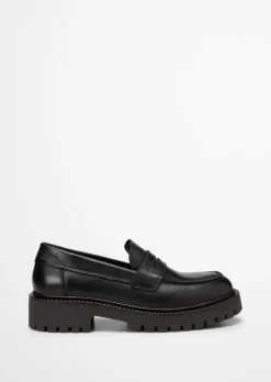 Loafer mit robuster Profil-Laufsohle