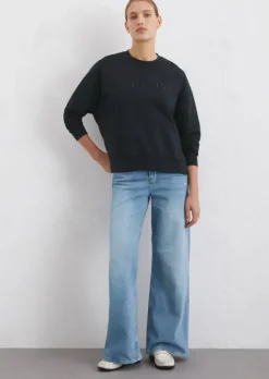 Logo-Sweatshirt relaxed aus Organic Cotton