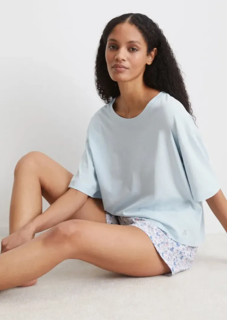 Lounge-Cropped-Top aus reiner Bio-Baumwolle