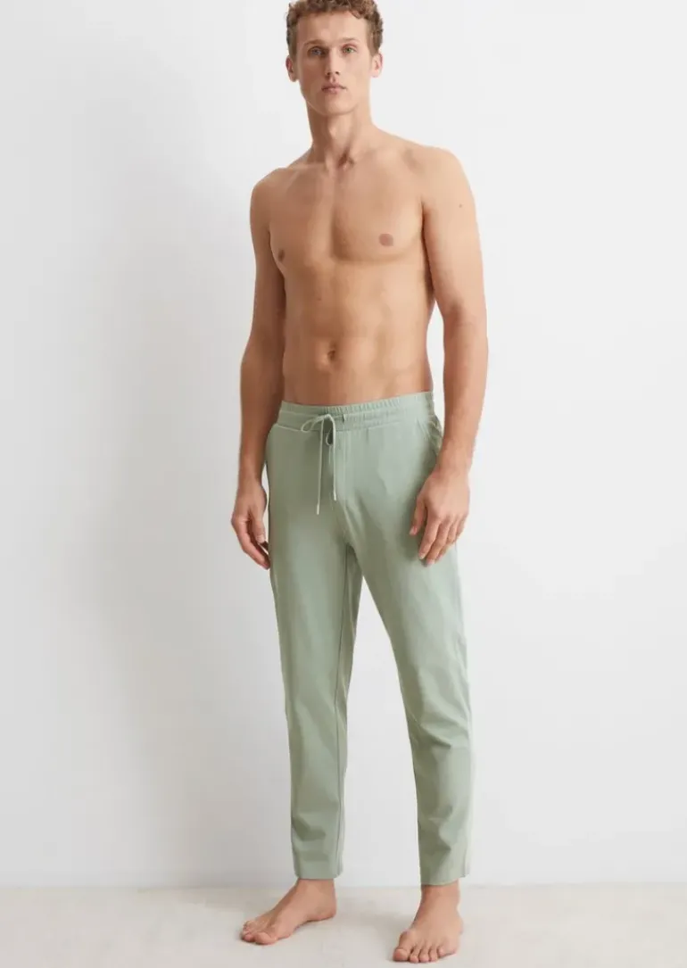 Lounge-Hose regular in schwerem Heavy Jersey