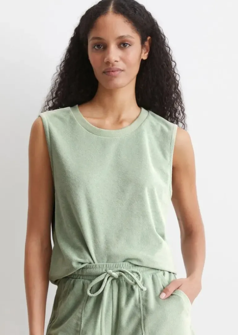 Lounge-Top aus weichem Frottee