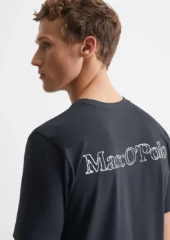 Lounge-T-Shirt regular mit Rückenprint