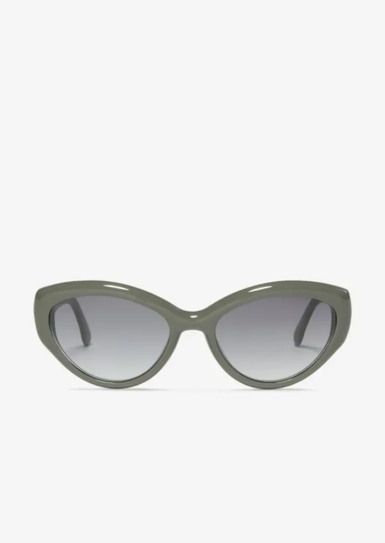 Marc O'Polo x SASKIA DIEZ Unisex-Sonnenbrille mit breitem Bio-Acetat-Rahmen