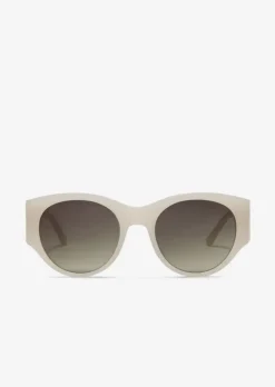Marc O'Polo x SASKIA DIEZ Unisex-Sonnenbrille mit breitem Bio-Acetat-Rahmen