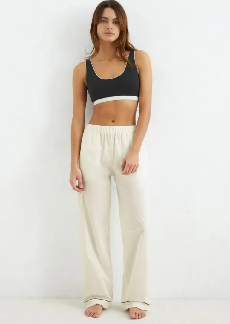 Marc O'Polo x SOPHIA ROE Lounge-Hose mit lockerem, geradem Bein