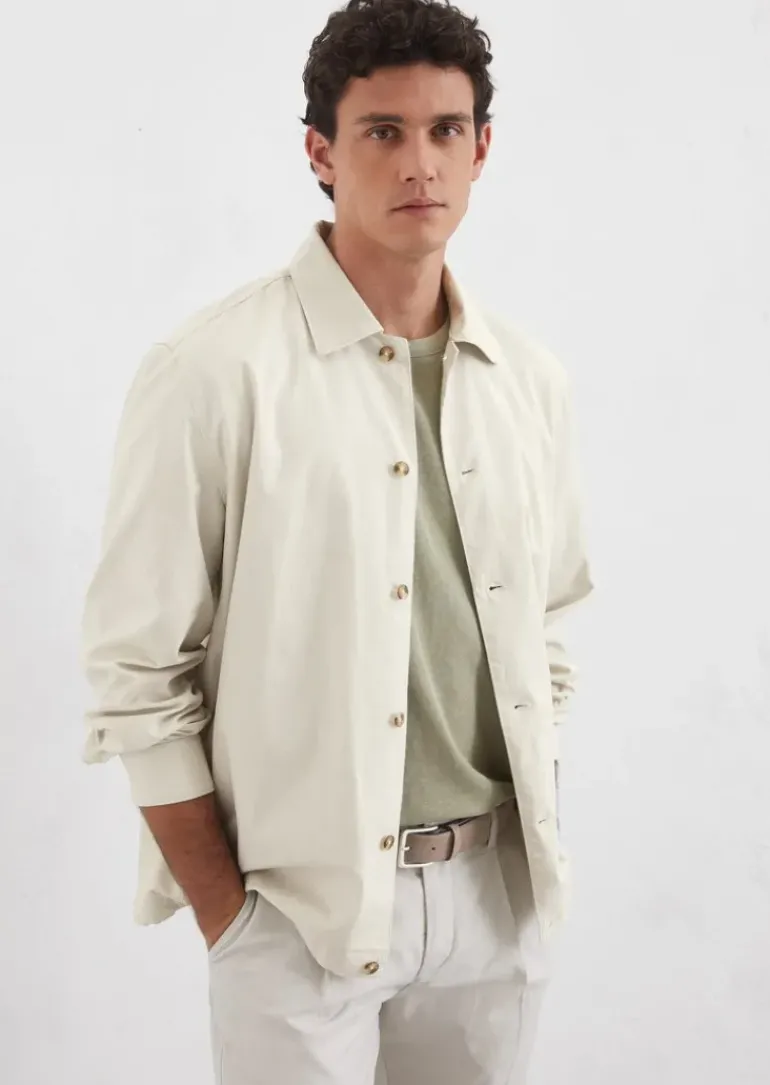Overshirt aus Bio-Baumwoll-Leinen-Mix