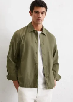 Overshirt aus Bio-Baumwoll-Leinen-Mix