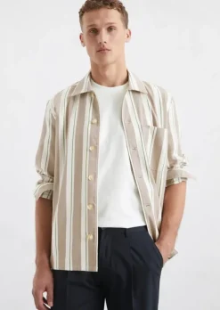 Overshirt aus stabilem Bio-Baumwoll-Mix