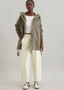 Parka oversized aus Cotton Stretch Twill