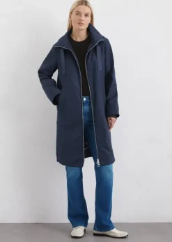 Parka regular aus recyceltem Polyester-Canvas