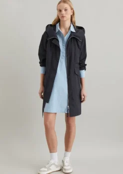 Parka relaxed aus wasserabweisendem Polyester