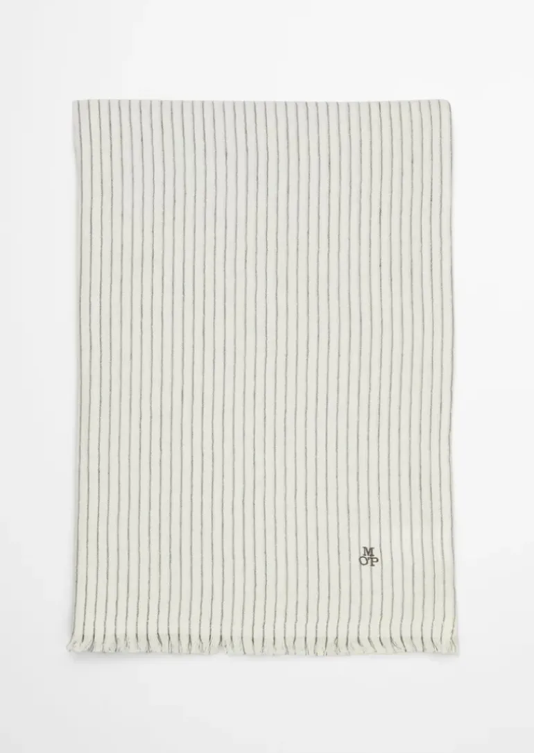 Plaid Model Fine Stripe aus Bio-Baumwolle und Leinen