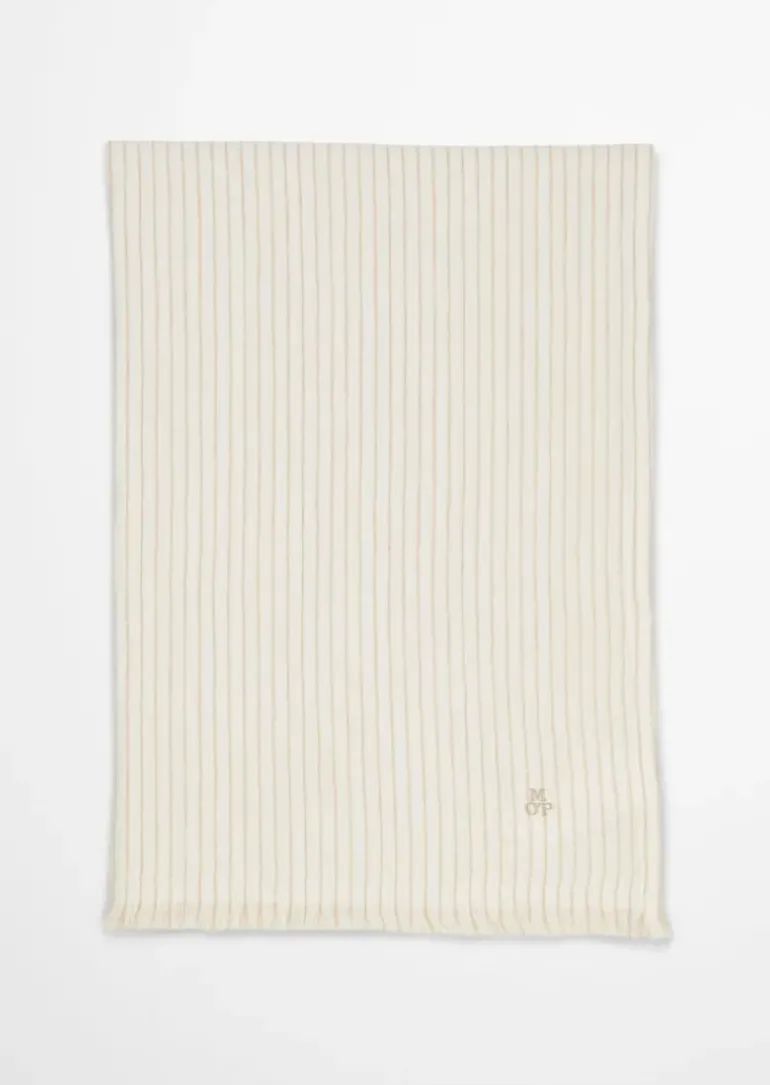 Plaid Model Fine Stripe aus Bio-Baumwolle und Leinen